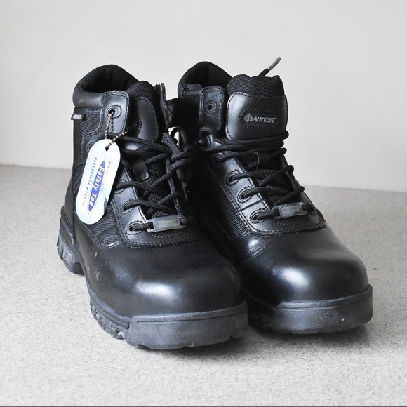 bates men's enforcer 5 inch nylon leather uniform boot